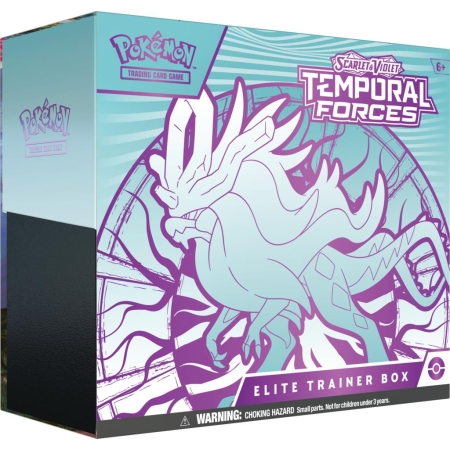 POKEMON SV 05 Temporal Forces Elite  Trainer Box Niebieski
